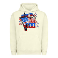 Pigment Pistachio one nation under god Urban Hoodie - CowGirlArtShop