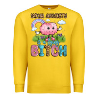 Lemon your anxiety is a lying bitch Premium Sweatshirt - LillyAllenDesigns