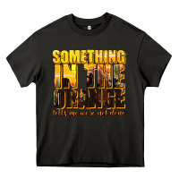 Asphalt something in the orange western Heavy Core Tee - texasbilliewilder