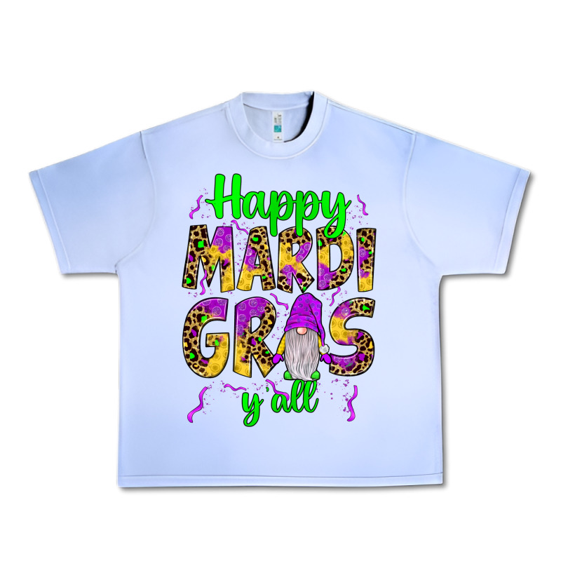 Happy Mardi Gras Y'all Gnome Urban Heavy Tee by JahusDesignShop | Teevron