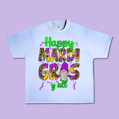 Happy Mardi Gras Y'all Gnome Urban Heavy Tee Designed By Jahusdesignshop