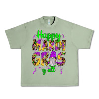 Oil Green happy mardi gras y'all gnome Urban Heavy Tee - JahusDesignShop