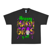 Pigment Black happy mardi gras y'all gnome Urban Heavy Tee - JahusDesignShop
