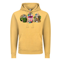 Vintage Mustard mexican day of the dead coffee cups Vintage Hoodie - FaDigitalArtStudio