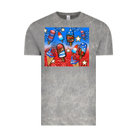 Cloud Rock american popsicle and stars Vintage Tee - AdoDesignShop