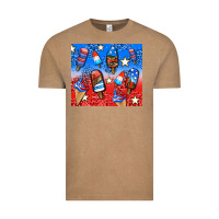Vintage Coffee american popsicle and stars Vintage Tee - AdoDesignShop