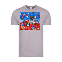 Vintage Zinc american popsicle and stars Vintage Tee - AdoDesignShop