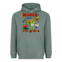 Sage roaring into 6th grade Heavyweight Hoodie - BundleAndBundleShop