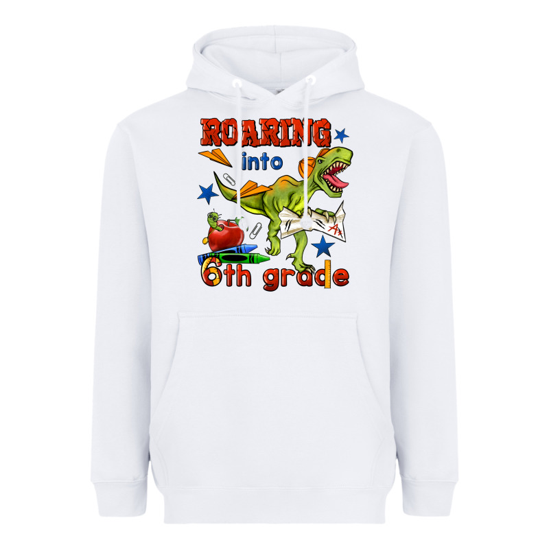 Roaring Into 6th Grade Heavyweight Hoodie by BundleAndBundleShop | Teevron