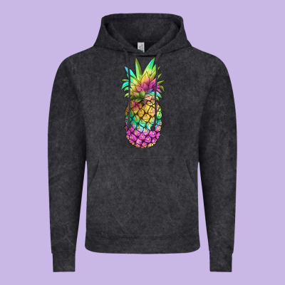 Tie Dye Pineapple Vintage Hoodie Designed By Jahusdesignshop