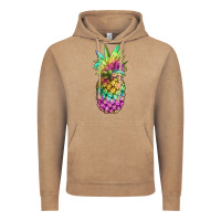 Vintage Coffee tie dye pineapple Vintage Hoodie - JahusDesignShop
