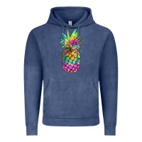 Vintage Denim tie dye pineapple Vintage Hoodie - JahusDesignShop