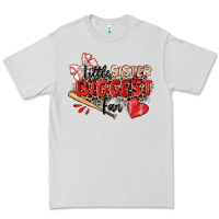Dove Grey little sister biggest fan baseball Premium Tee - Zillion Design Studio