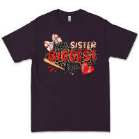Plum little sister biggest fan baseball Premium Tee - Zillion Design Studio