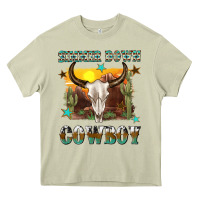 Mossy simmer down cowboy Heavy Core Tee - texasbilliewilder
