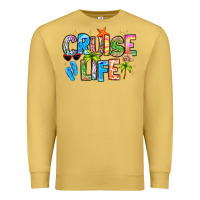 Antique Gold cruise life Premium Sweatshirt - LillyAllenDesigns