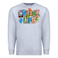 Heather Grey cruise life Premium Sweatshirt - LillyAllenDesigns