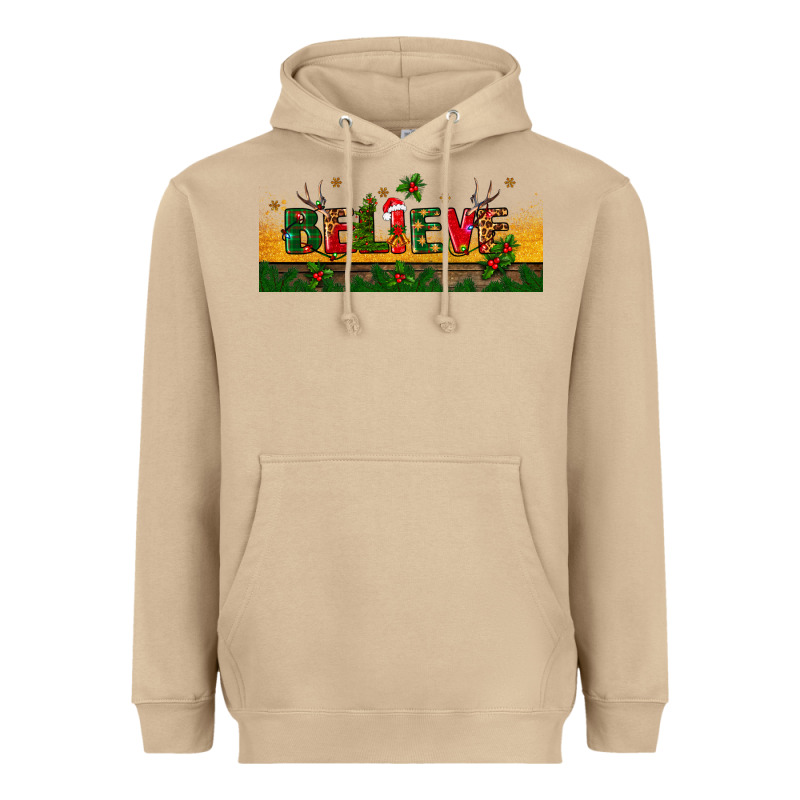 Christmas Believe Heavyweight Hoodie by BundleAndBundleShop | Teevron