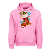 Fuchsia Pink christmas Urban Hoodie - CowGirlArtShop