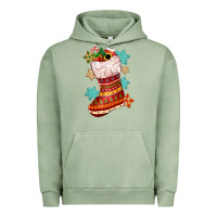 Pigment Oil Green christmas Urban Hoodie - CowGirlArtShop