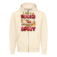 Sandshell i like my books extra spicy Zipper Hoodie - MaliasSmallBusiness