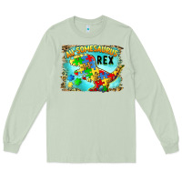 Matcha au somesaurus rex Long Sleeve Tee - BarkalooDesign