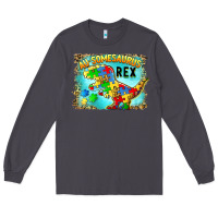 Smoke au somesaurus rex Long Sleeve Tee - BarkalooDesign