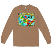 Toasted Coconut au somesaurus rex Long Sleeve Tee - BarkalooDesign