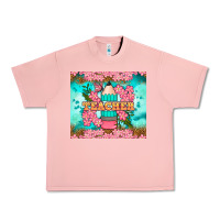 Salmon teacher floral pencil tumbler Urban Heavy Tee - BundleAndBundleShop