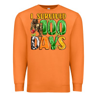 Carrot dinosaur 100day celebration Premium Sweatshirt - LillyAllenDesigns