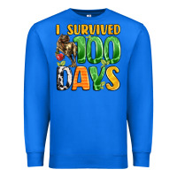 True Royal dinosaur 100day celebration Premium Sweatshirt - LillyAllenDesigns