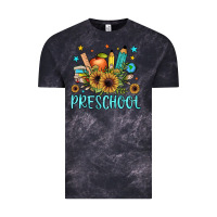 Cloud Black preschool Vintage Tee - JahusDesignShop