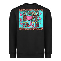 Black strength hope faith Heavyweight Sweatshirt - JahusDesignShop