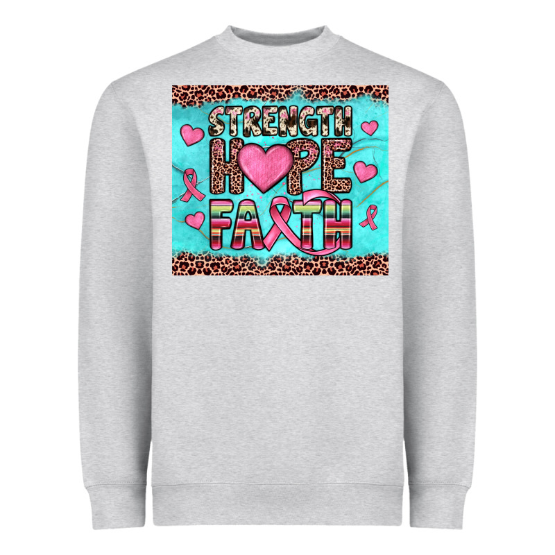 Strength Hope Faith Heavyweight Sweatshirt by JahusDesignShop | Teevron