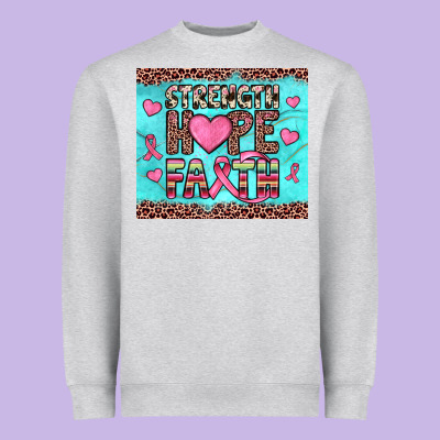 Strength Hope Faith Heavyweight Sweatshirt Designed By Jahusdesignshop