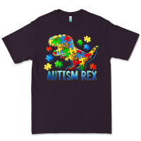 Plum autism rex Premium Tee - BarkalooDesign