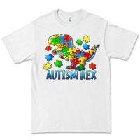 White autism rex Premium Tee - BarkalooDesign