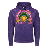 Cloud Purple summer vibes  rainbow Vintage Hoodie - HRA Design Shop
