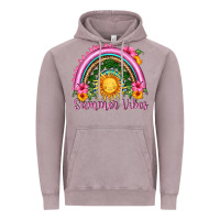 Vintage Zinc summer vibes  rainbow Vintage Hoodie - HRA Design Shop