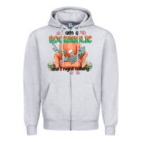 Heather Grey bookaholic Zipper Hoodie - MaliasSmallBusiness