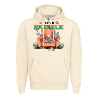 Sandshell bookaholic Zipper Hoodie - MaliasSmallBusiness