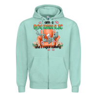 Seafoam bookaholic Zipper Hoodie - MaliasSmallBusiness