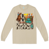 Mushroom and they call the thing rodeo Long Sleeve Tee - NancyCooperArtShop