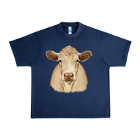 Navy charolais Urban Heavy Tee - JahusDesignShop