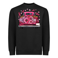 Black breast cancer farm truck Heavyweight Sweatshirt - Artiststas