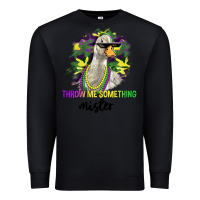Black throw me something mister Premium Sweatshirt - LillyAllenDesigns