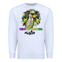 White throw me something mister Premium Sweatshirt - LillyAllenDesigns