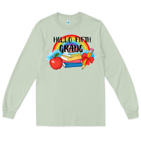 Matcha back to school hello fifth grade 3200x2400 Long Sleeve Tee - AdoDesignShop