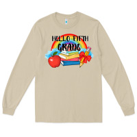 Mushroom back to school hello fifth grade 3200x2400 Long Sleeve Tee - AdoDesignShop