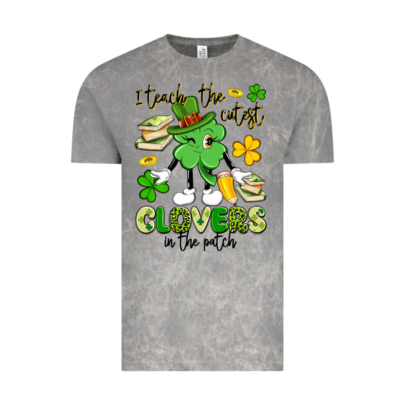 I Teach The Cutest Clovers In The Patch Vintage Tee by Artiststas | Teevron